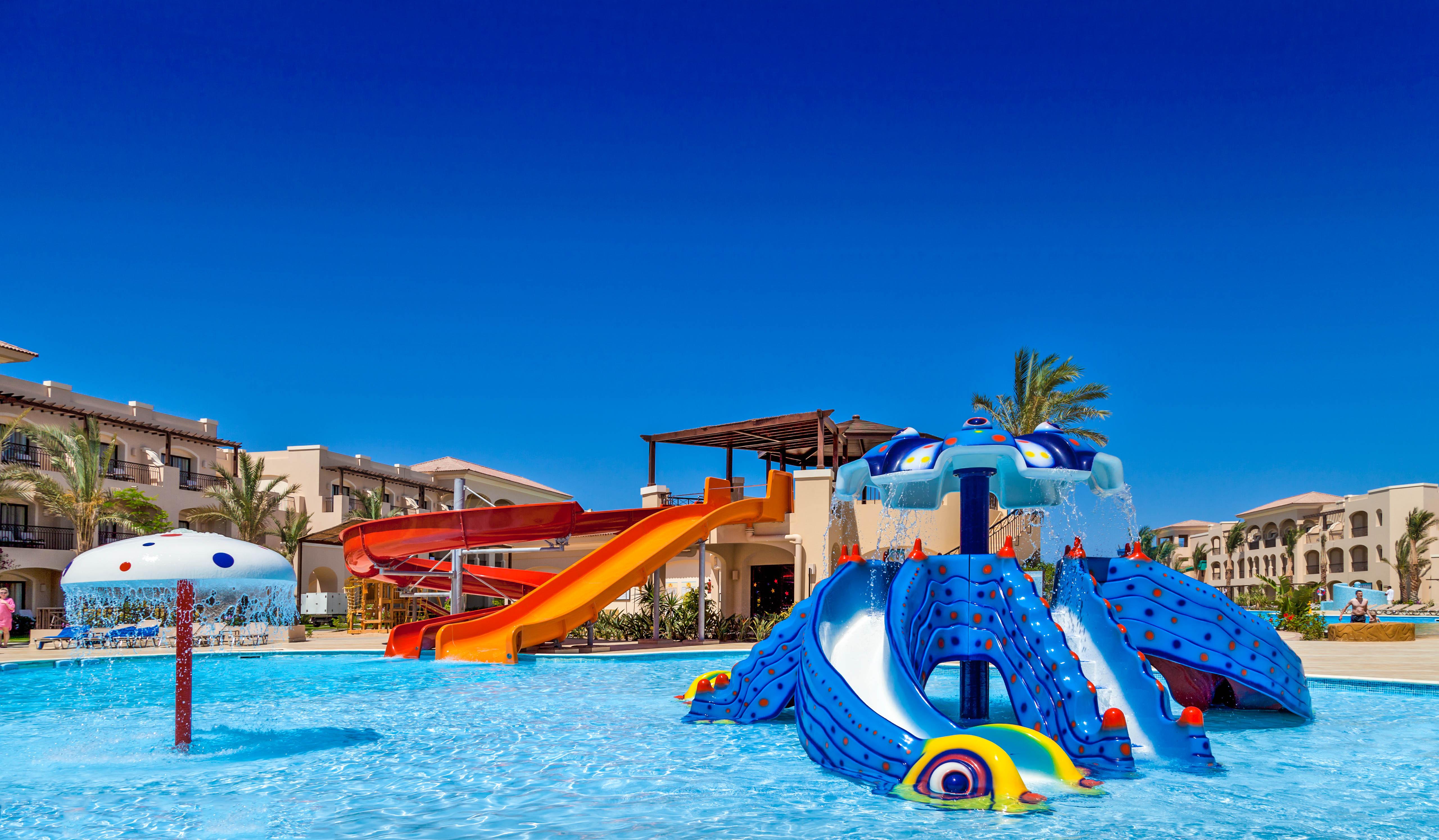 Jaz Aquamarine Resort Hurghada Esterno foto Aqua Park