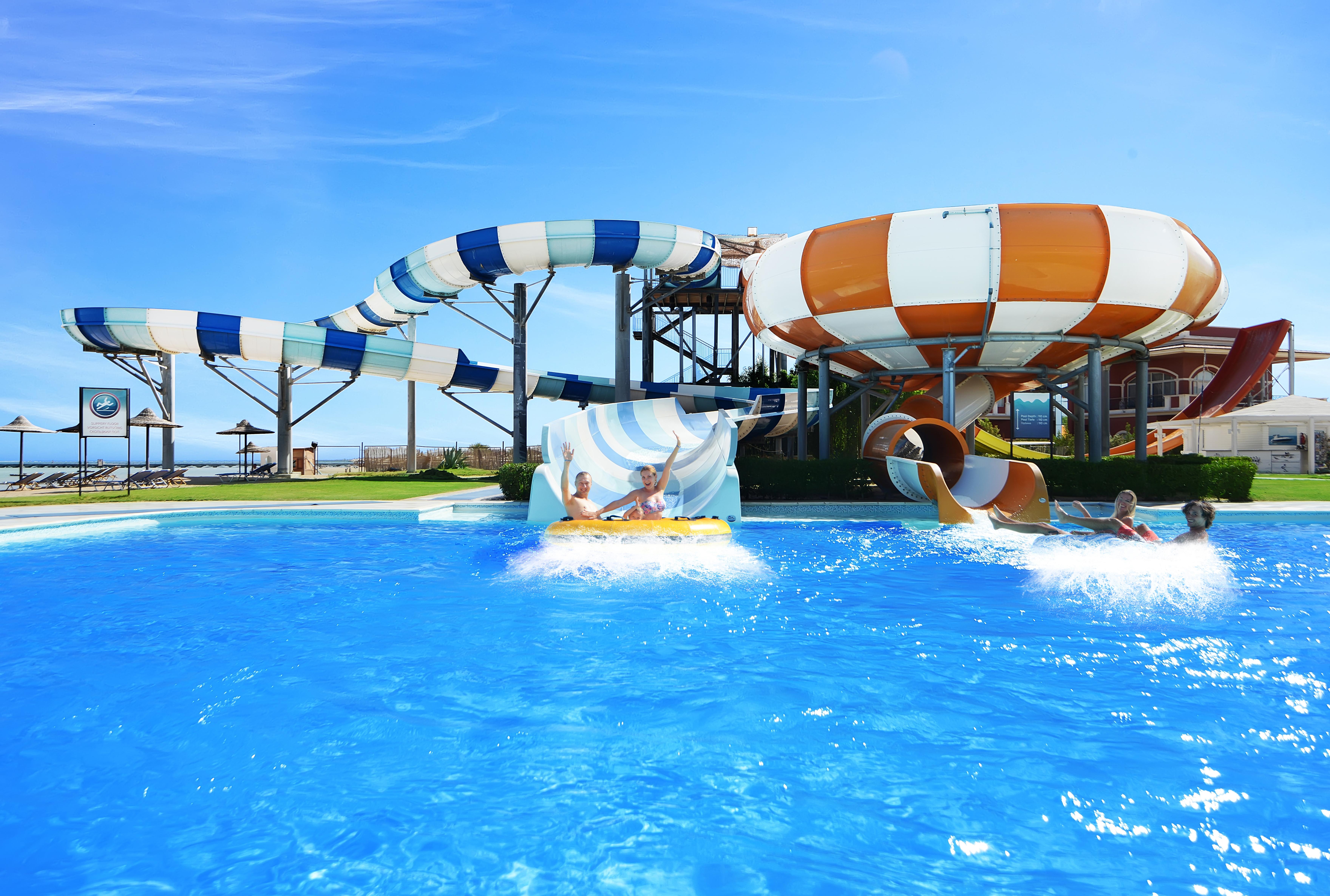Jaz Aquamarine Resort Hurghada Esterno foto Aqua Park